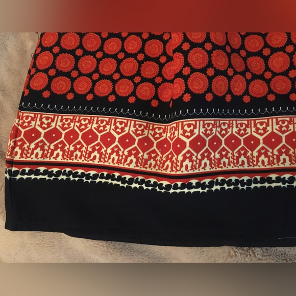 Gorgeous orange/red structured Anonyme dress - Picture 6 of 10